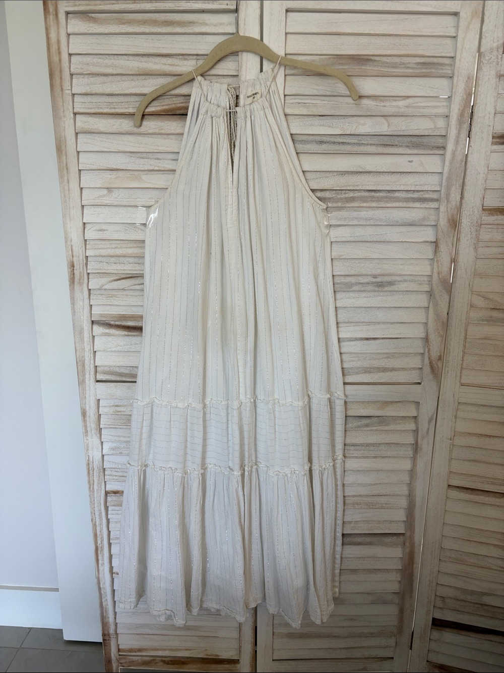 World Market Women’s Cream Halter Sundress